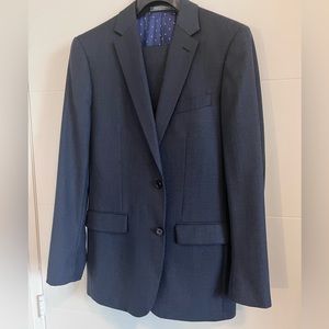 Men's Navy Blue Two-Button Suit Jacket by Indochino